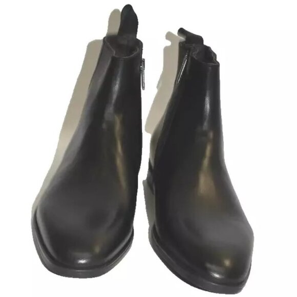 New! BRUNO MAGLI Milton Leather Zip Boots Black Leather Size 11 M DD318A main image 6